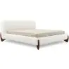 Buy Double bed 180x200 CM - Upholstered in Bouclé Fabric - Emma White 61453 home delivery